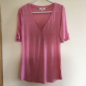 PINK REPUBLIC | Button down t shirt